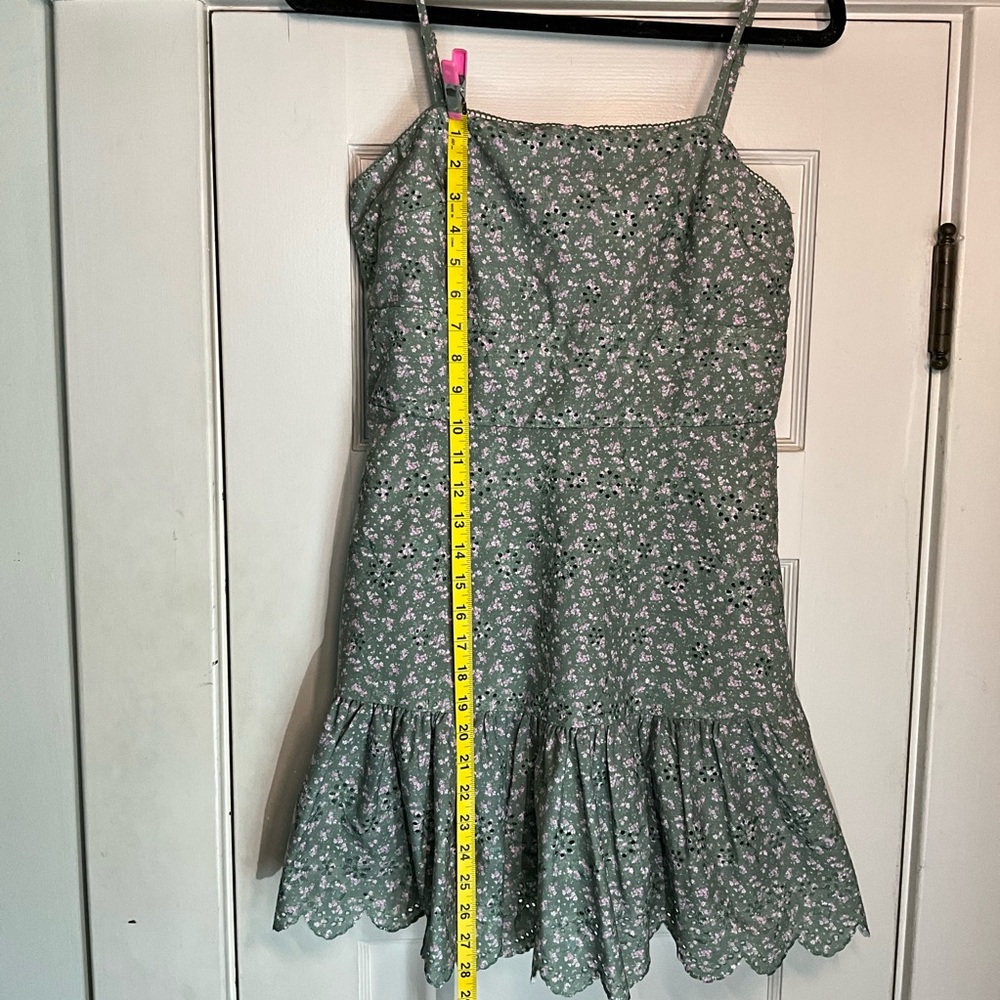 Altar'd State Green Floral Eyelet Dress - Picture 7 of 10